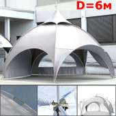 Шатер Dome  6 м белый